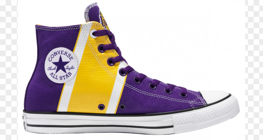 Nike Los Angeles Lakers Chuck Taylor All-Stars Converse Sneakers High-top PNG