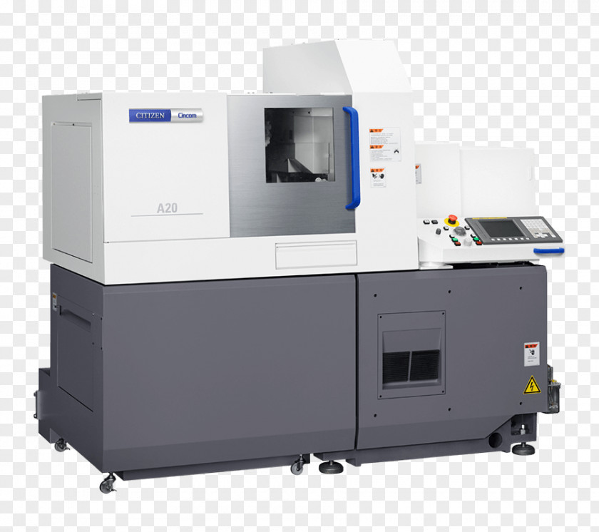 Sliding Spindle Lathe Computer Numerical Control Machining Machine Tool PNG