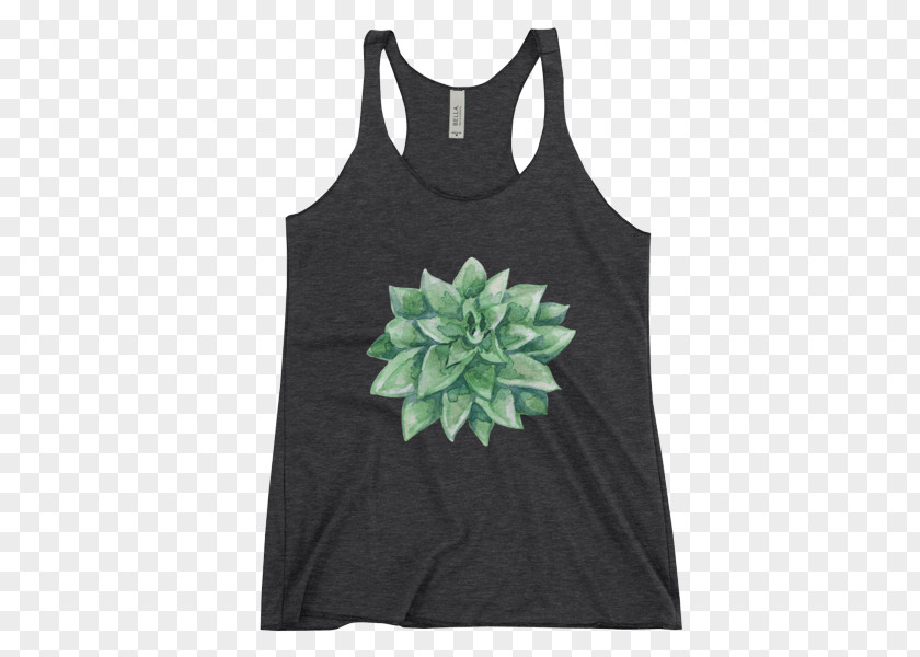 Watercolor Succulent Plant Cactaceae Clothing Leaf Cotton PNG