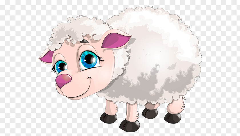 Australian White Sheep Lamb And Mutton Farming Clip Art PNG