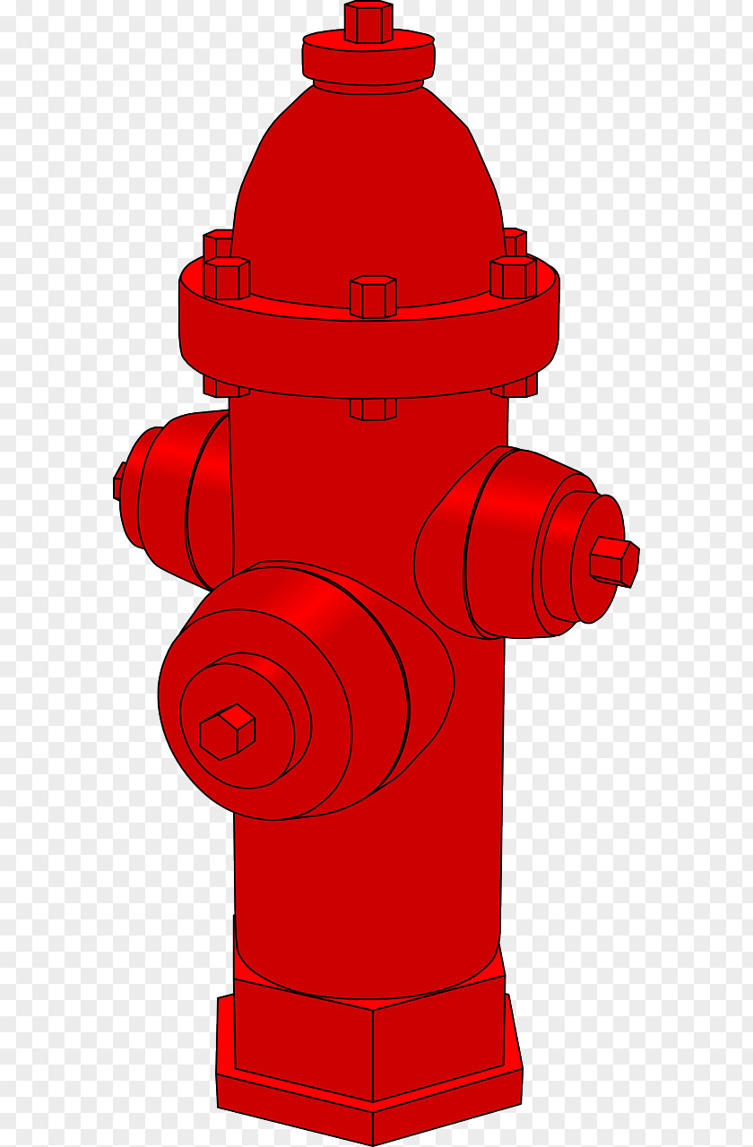 Fire Hydrant Clip Art Openclipart Firefighter Flushing PNG
