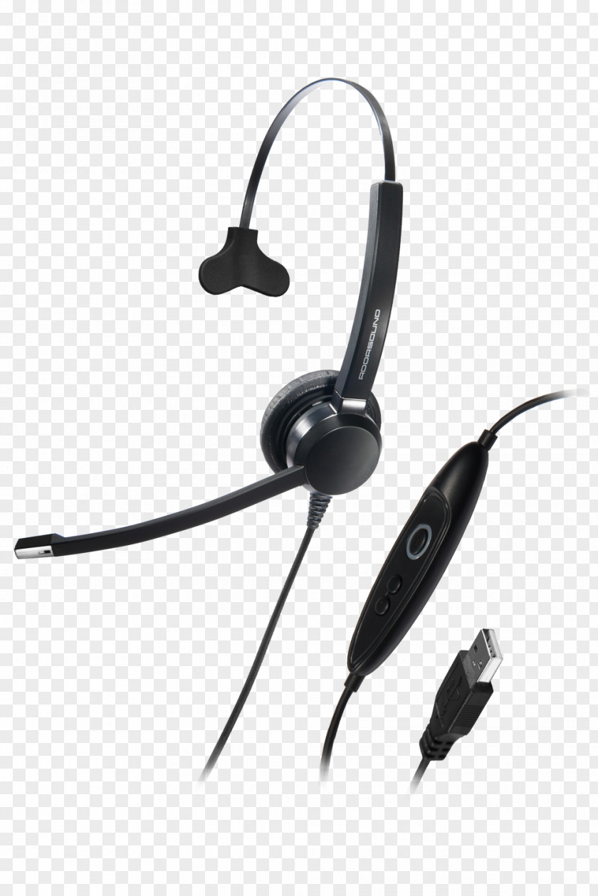 Headphones Headset Microphone Monaural USB PNG