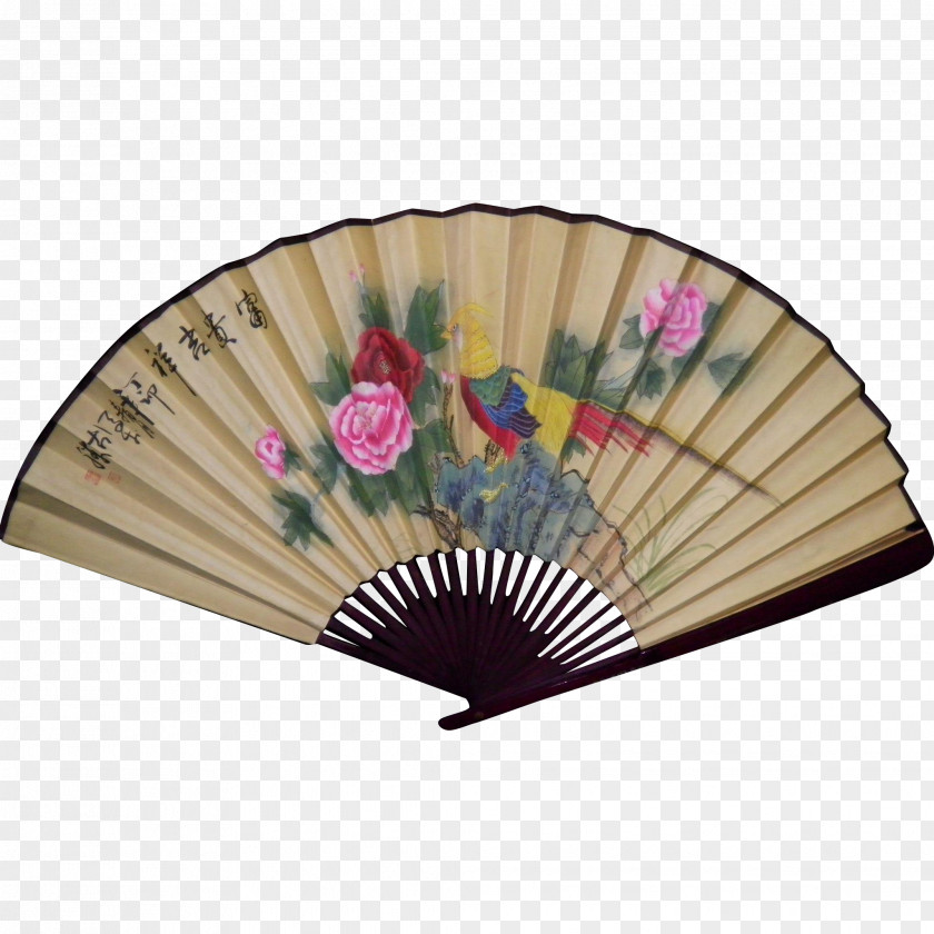 Japan Hand Fan Wall Decal Decorative Arts PNG