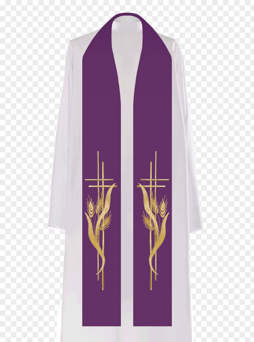 Kielich Stole Vestment Priest Liturgy Clerical Collar PNG