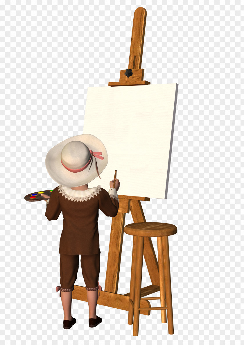 Painting Easel Art Canvas Download PNG