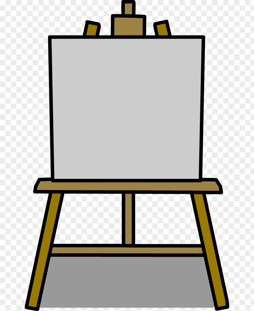 Painting Easel Canvas Art PNG