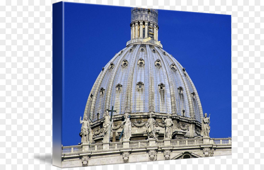 San Pietro St. Peter's Basilica Dome Square Facade Classical Architecture PNG
