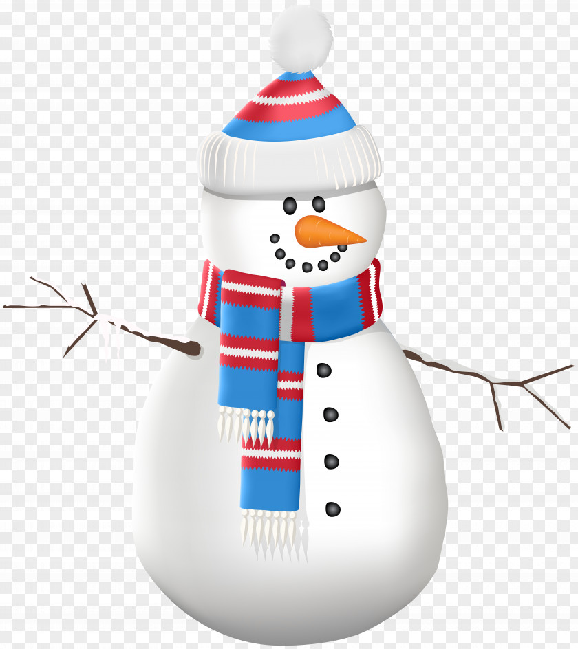 Snowman Face Hat Clip Art Image Scarf PNG