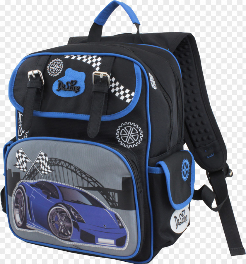 Bag Baggage Backpack Satchel Blue PNG