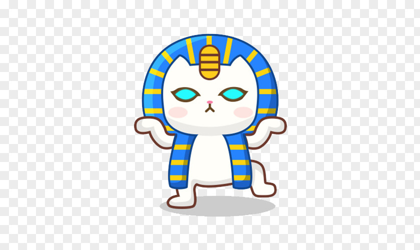 Egyptian Cat Version Mau Illustration PNG