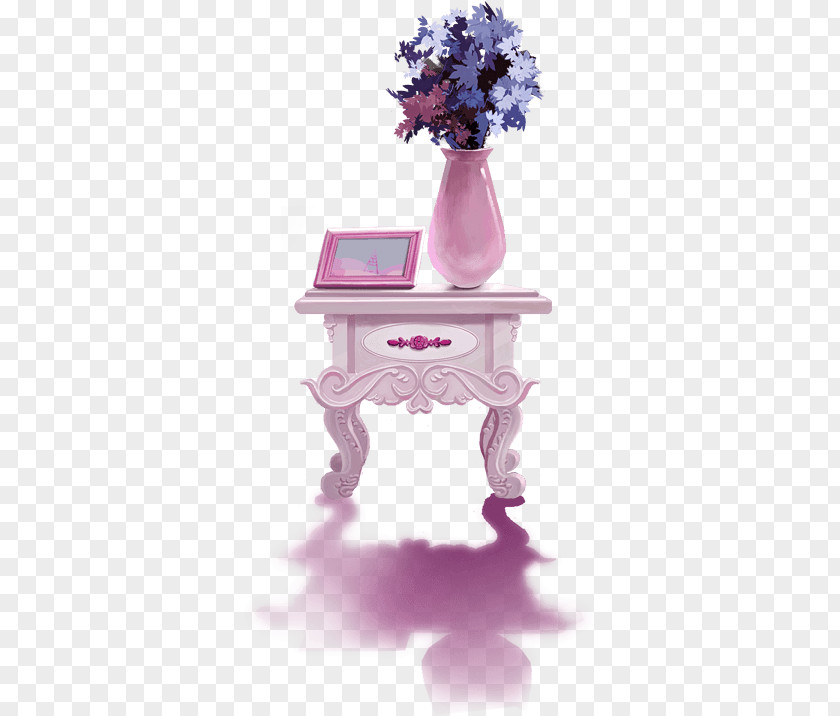 Free Vase Bedside Pull Creative Album Table PNG