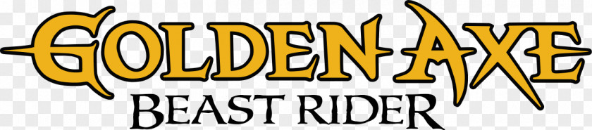 Golden Axe The Revenge Of Death Adder Axe: Beast Rider Logo Font Brand Clip Art PNG