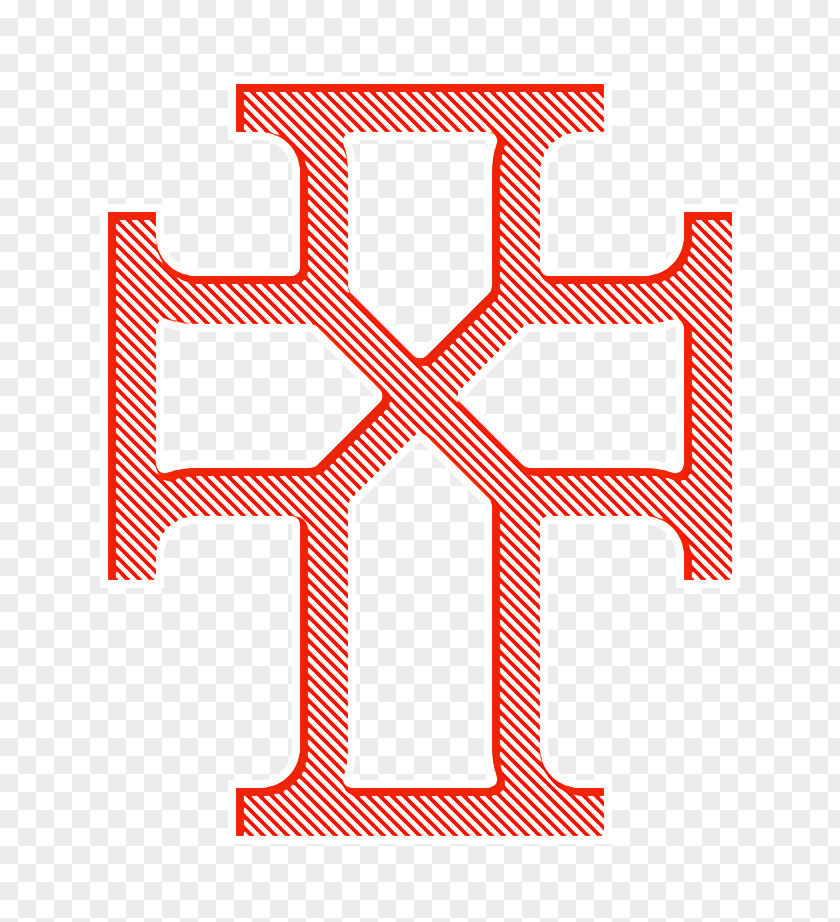 Medieval Icon Cross PNG