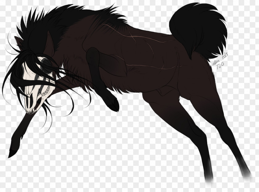 Mustang Mane Dog Six Kalimas Art PNG