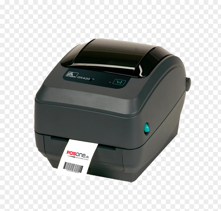 Printer Label Thermal-transfer Printing Barcode Zebra Technologies PNG