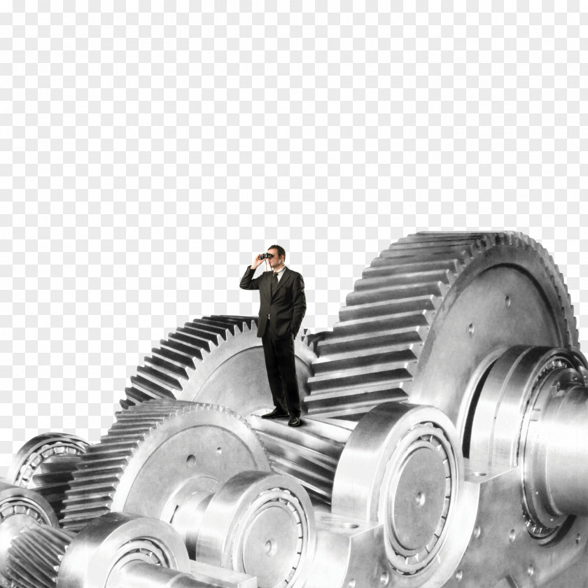 Silver Gear PNG