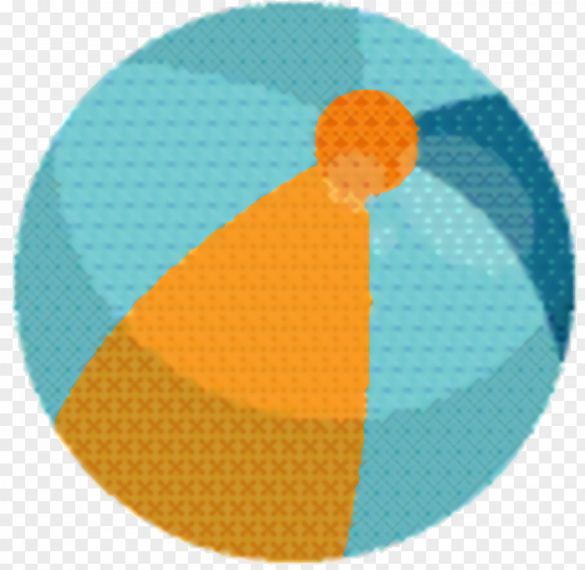 Teal Yellow Circle PNG