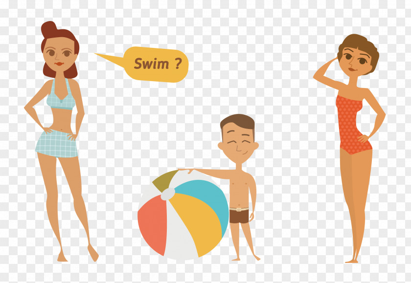 Vector Beach Wind Cartoon Comics Royalty-free Illustration PNG