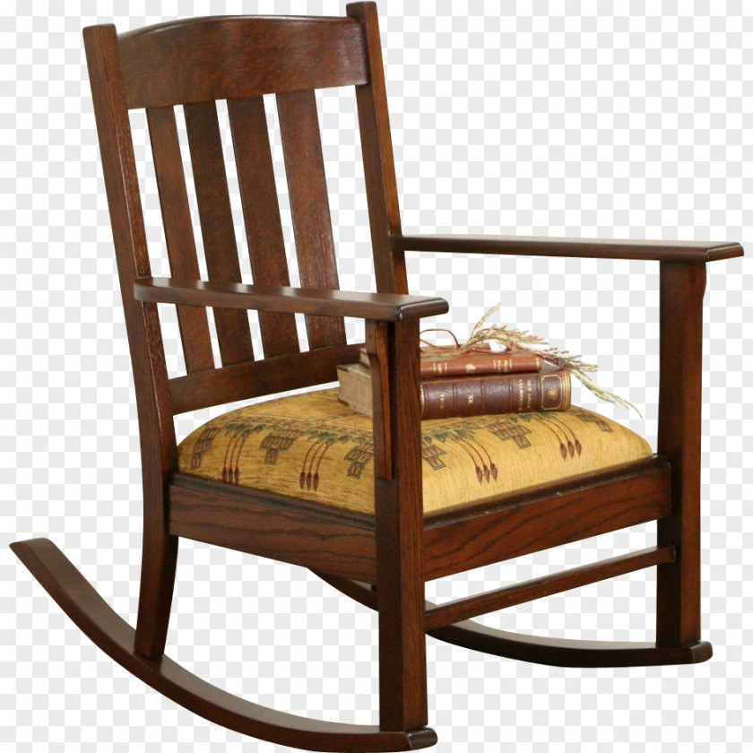 Chair Rocking Chairs Mission Style Furniture Recliner Antique PNG