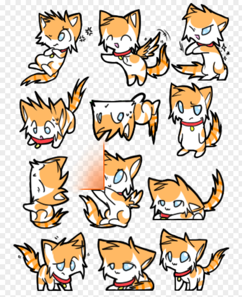 Little Fox Cat Kitten Gray Wolf Clip Art PNG