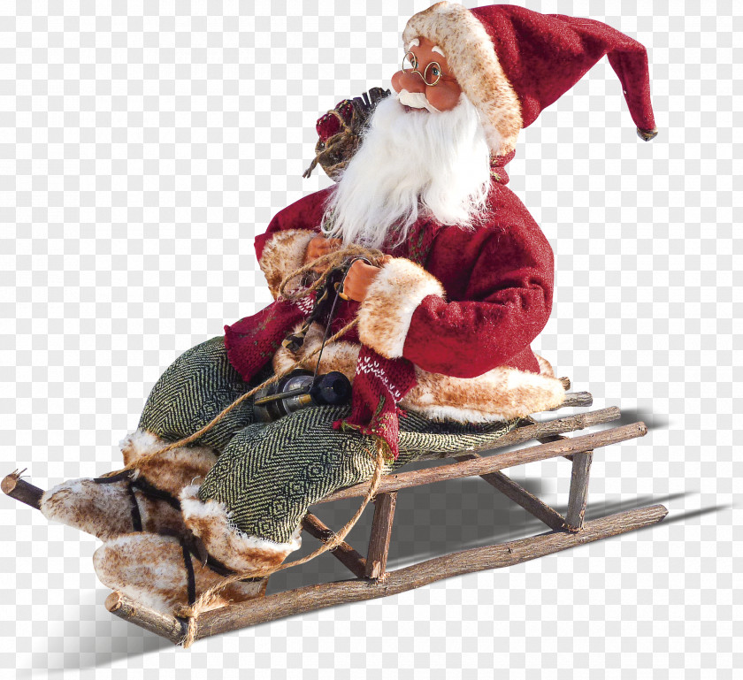 Santa Claus Riding A Sleigh Village Reindeer U6df1u5733u4e07u8c61u57ce Christmas PNG