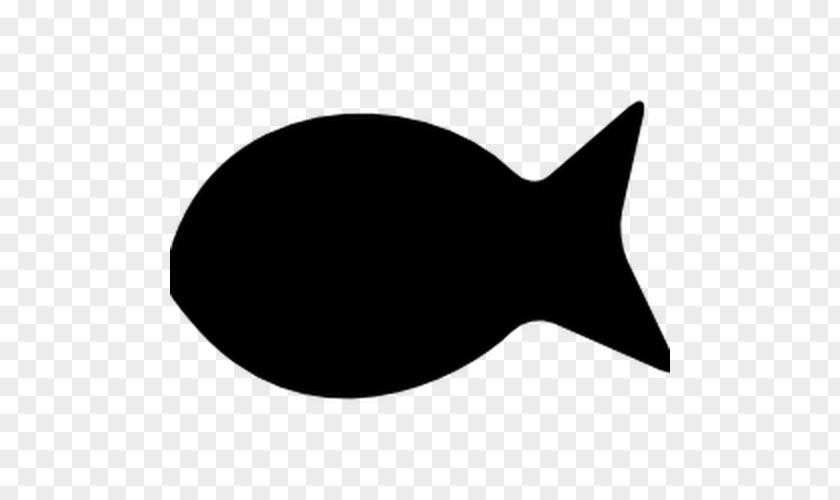 Silhouette Black And White Fish PNG