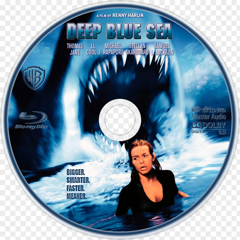 Deep Blue Sea YouTube Film Poster Hollywood Cinema PNG