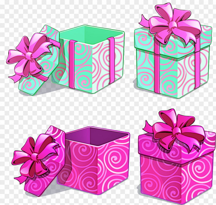 Gift Wrapping Party Favor Pink Present Wedding Favors PNG