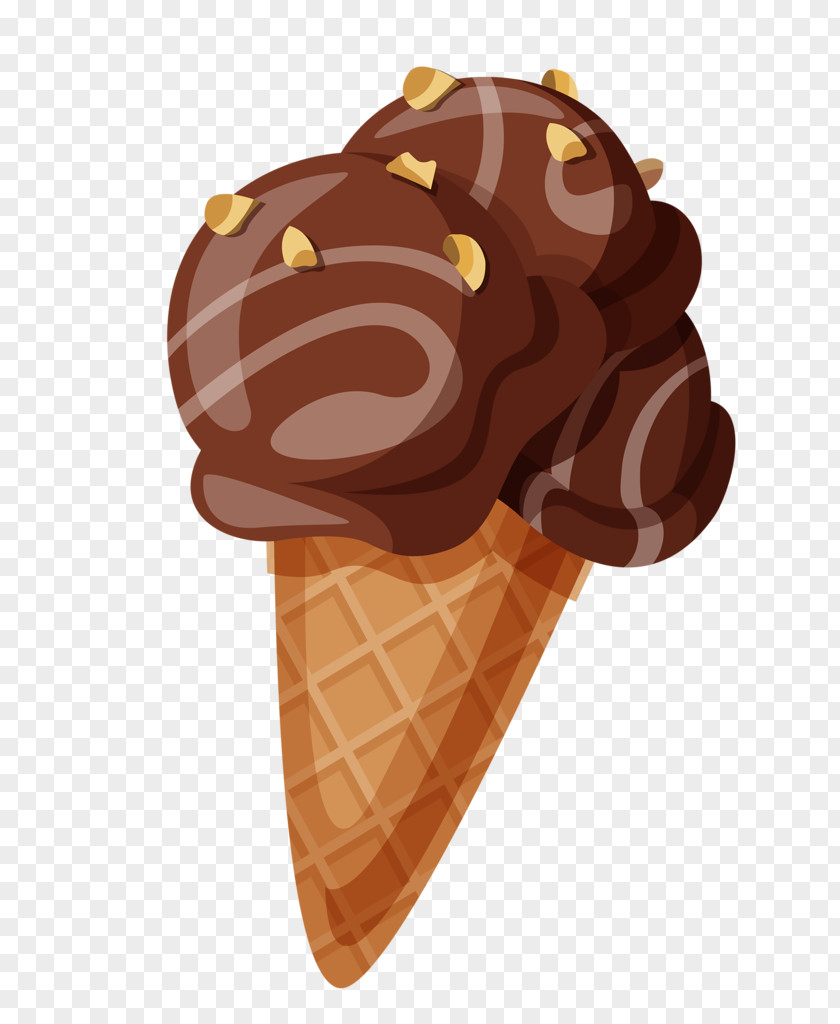 Ice Cream Cones Praline PNG