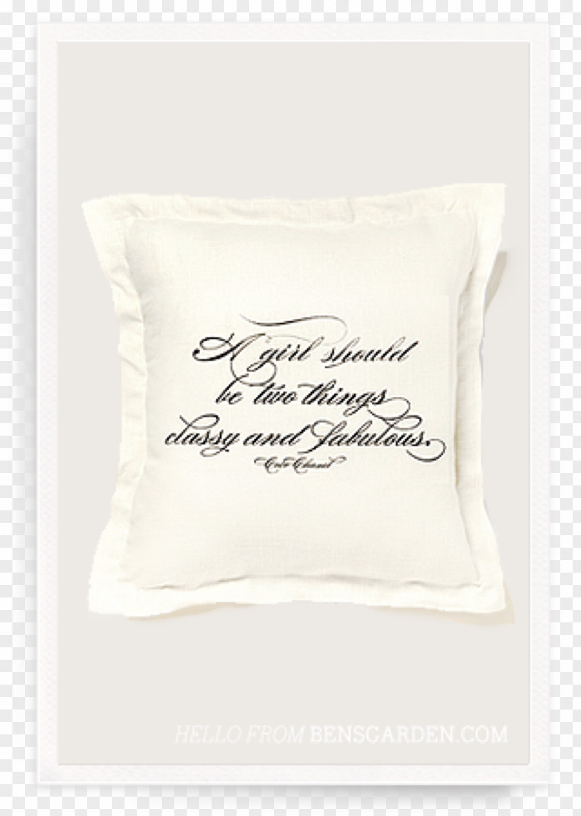 Pillow Throw Pillows Cushion Font PNG