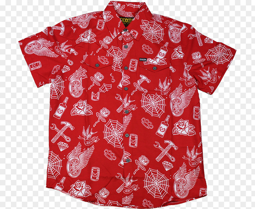 Short Sleeve Button Up T-shirt Hammer Aloha Shirt Honolulu Blouse PNG
