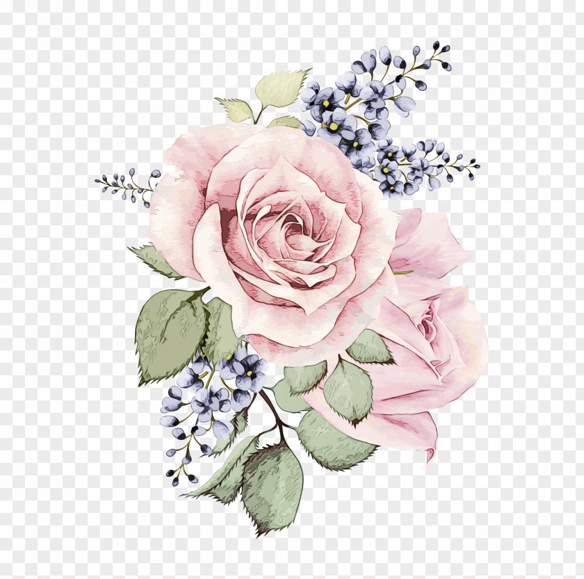 Watercolor Painting Clip Art Rose PNG