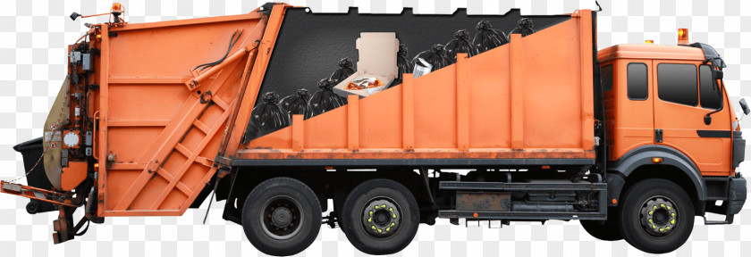 Garbage Truck Commercial Vehicle Recycling Public Utility Waste PNG
