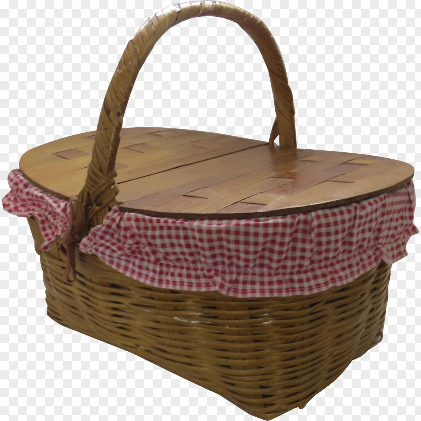 Wine Picnic Baskets Lid PNG