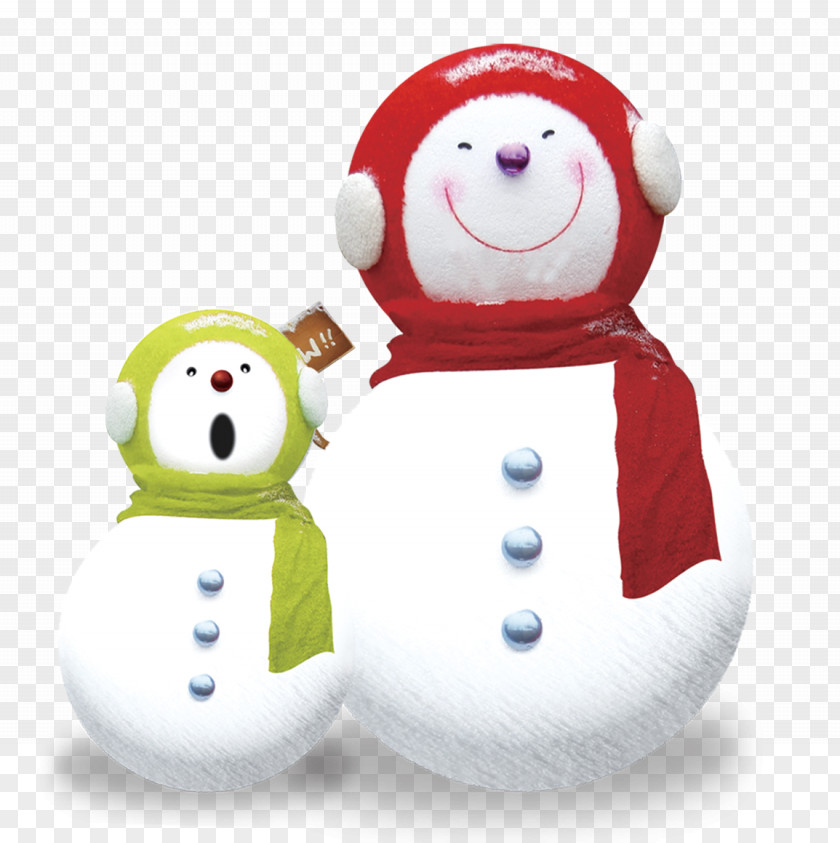 2 Snowman Christmas Download PNG