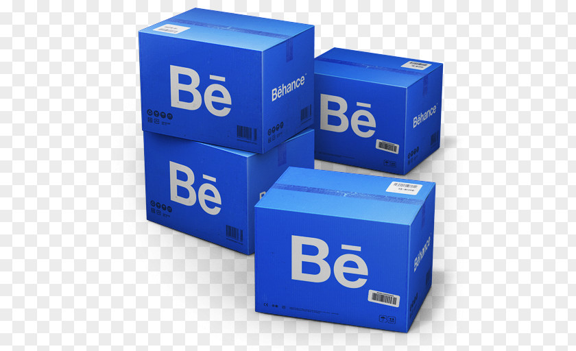 Behance Shipping Box Brand Font PNG
