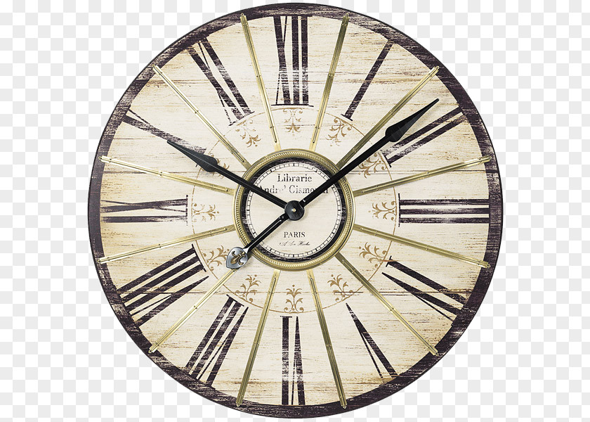 Clock Pendulum Roman Numerals Numerical Digit Industrial Style PNG