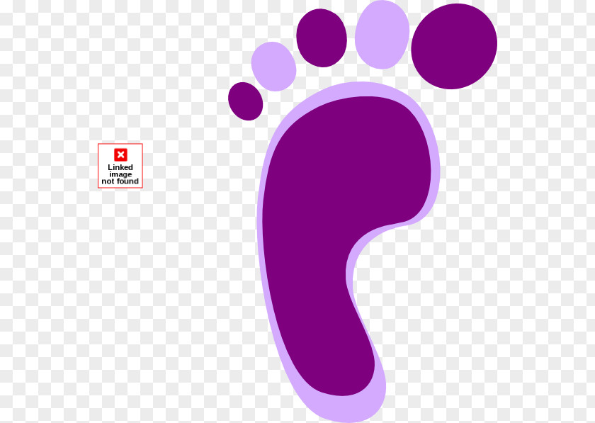 Colored Footprints Cliparts Footprint Purple Clip Art PNG