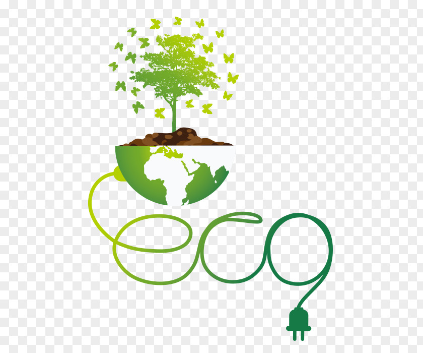 Green Earth Vector Trees Environmental Protection Natural Environment Euclidean PNG