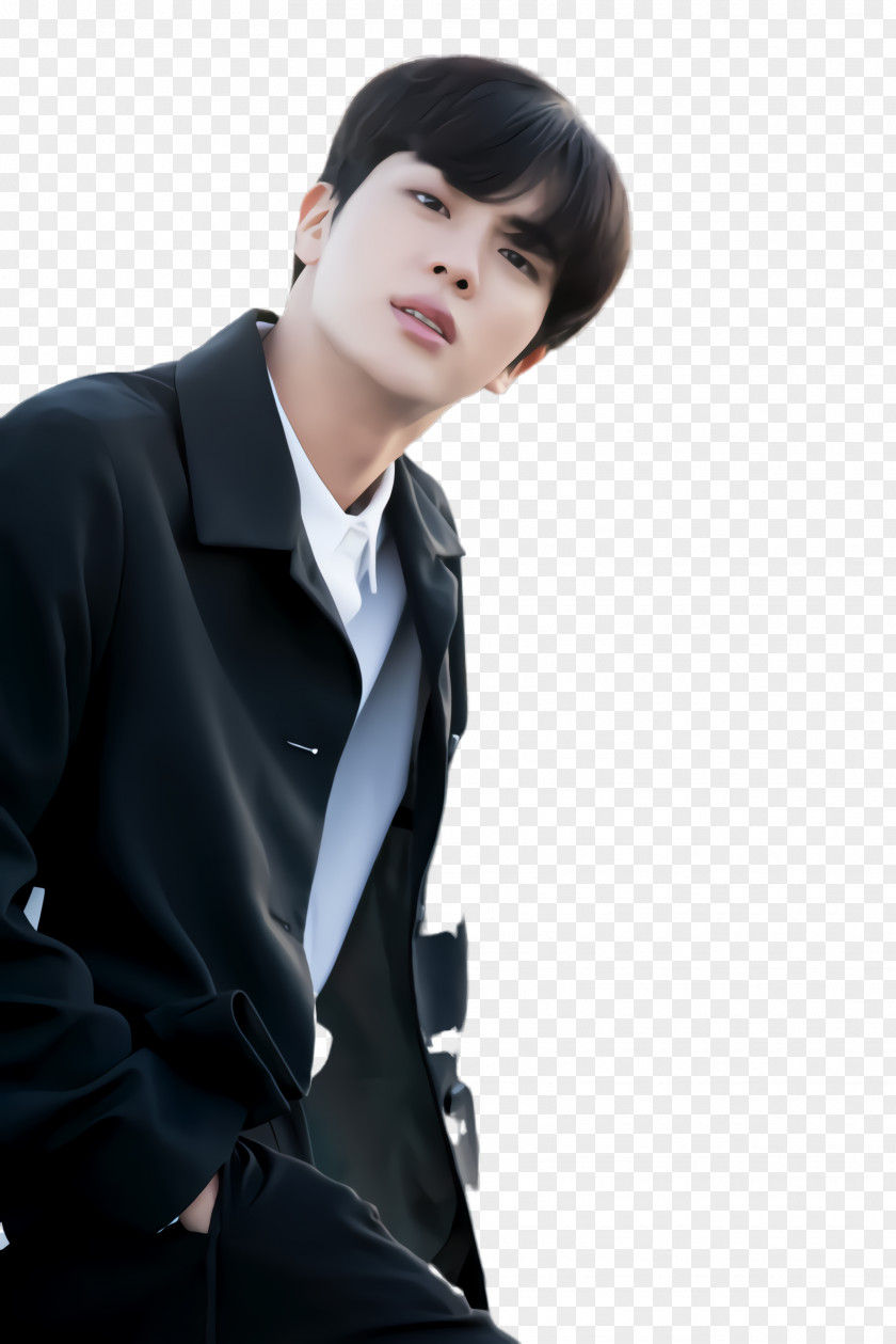 Model Gesture BTS Jin PNG