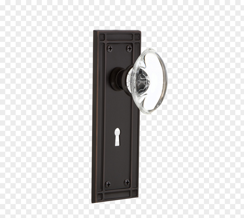 Mortise Lock Door Handle Bronze PNG