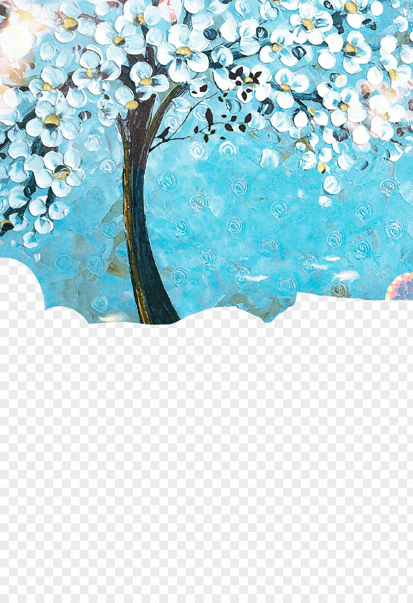 Painted Trees PNG