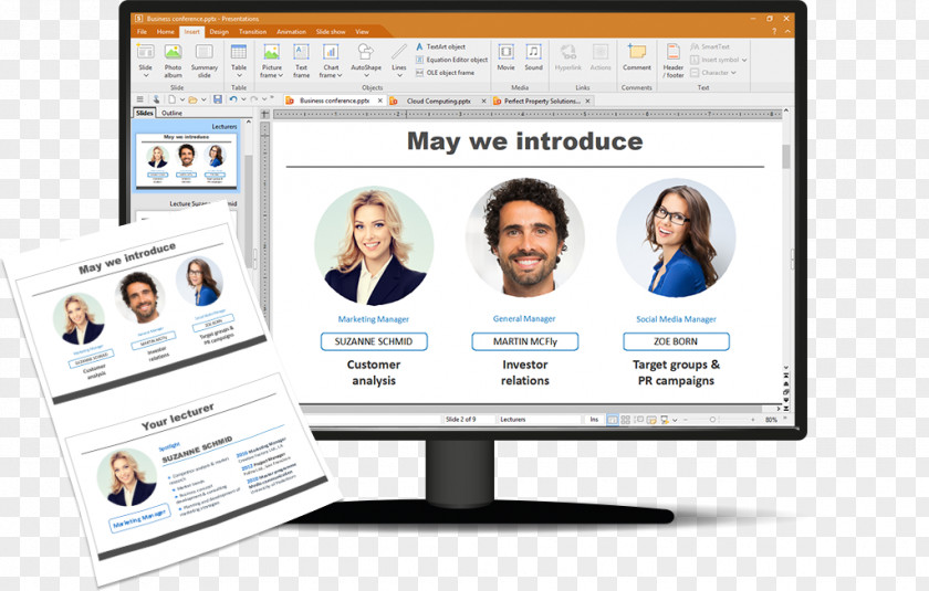 Presentation Program SoftMaker Office Microsoft Suite PNG