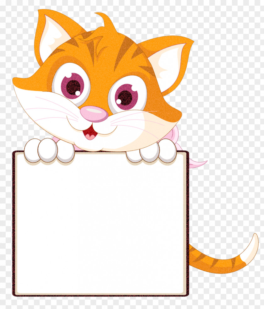 Tail Kitten Cartoon PNG