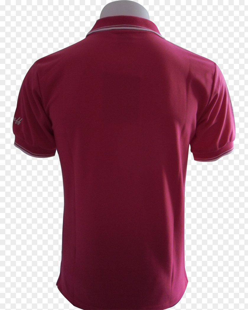 Tennis Polo Sleeve Maroon Neck PNG