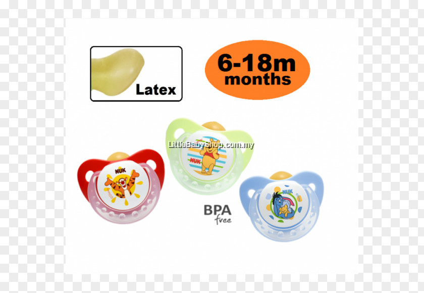 Winnie The Pooh Pacifier Winnie-the-Pooh Philips AVENT Infant Latex PNG