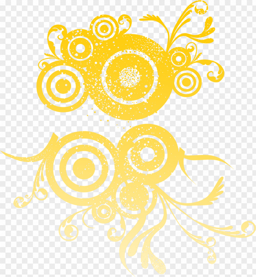 Autumn Paper-cut Yellow Clip Art PNG