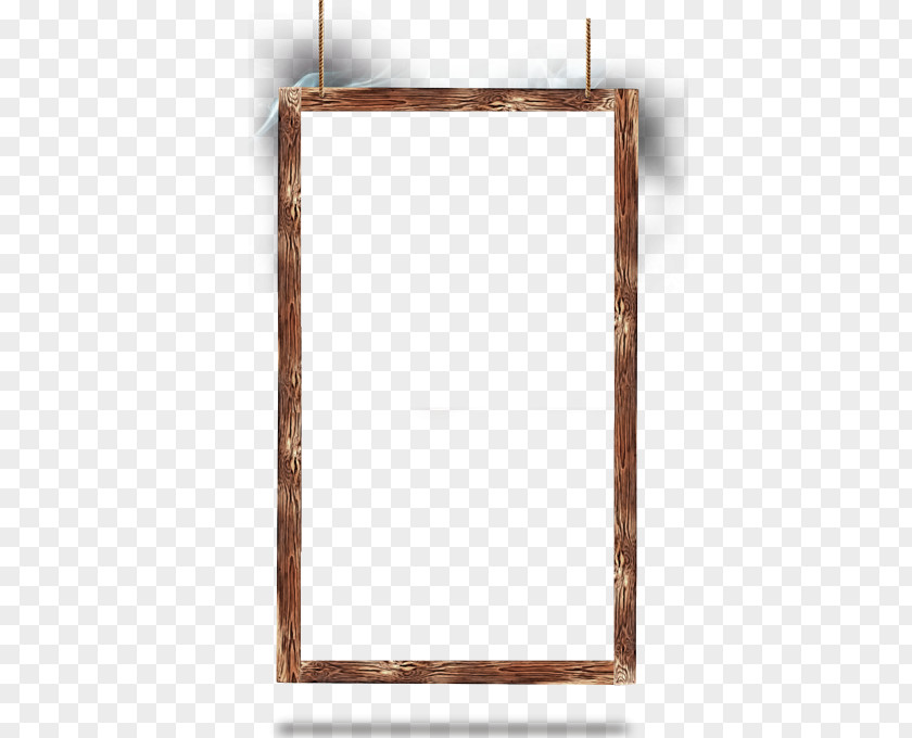 Bird's-eye View Wood Stain Picture Frames PNG