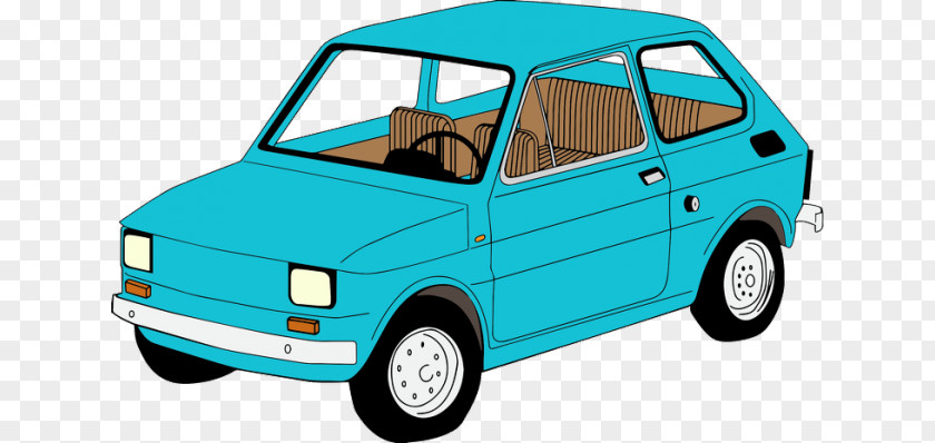 Fiat 126 Polski Car Automobiles PNG