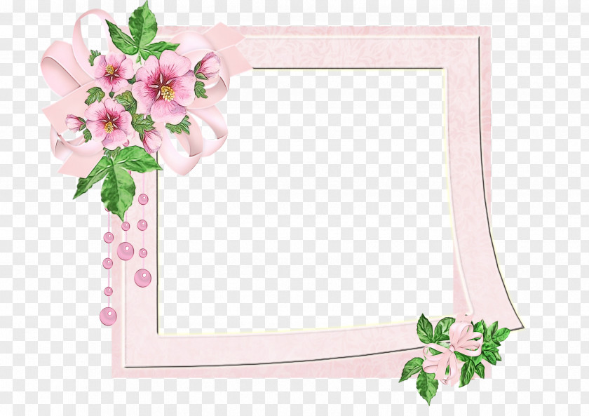 Flower Interior Design Elegant Background Frame PNG